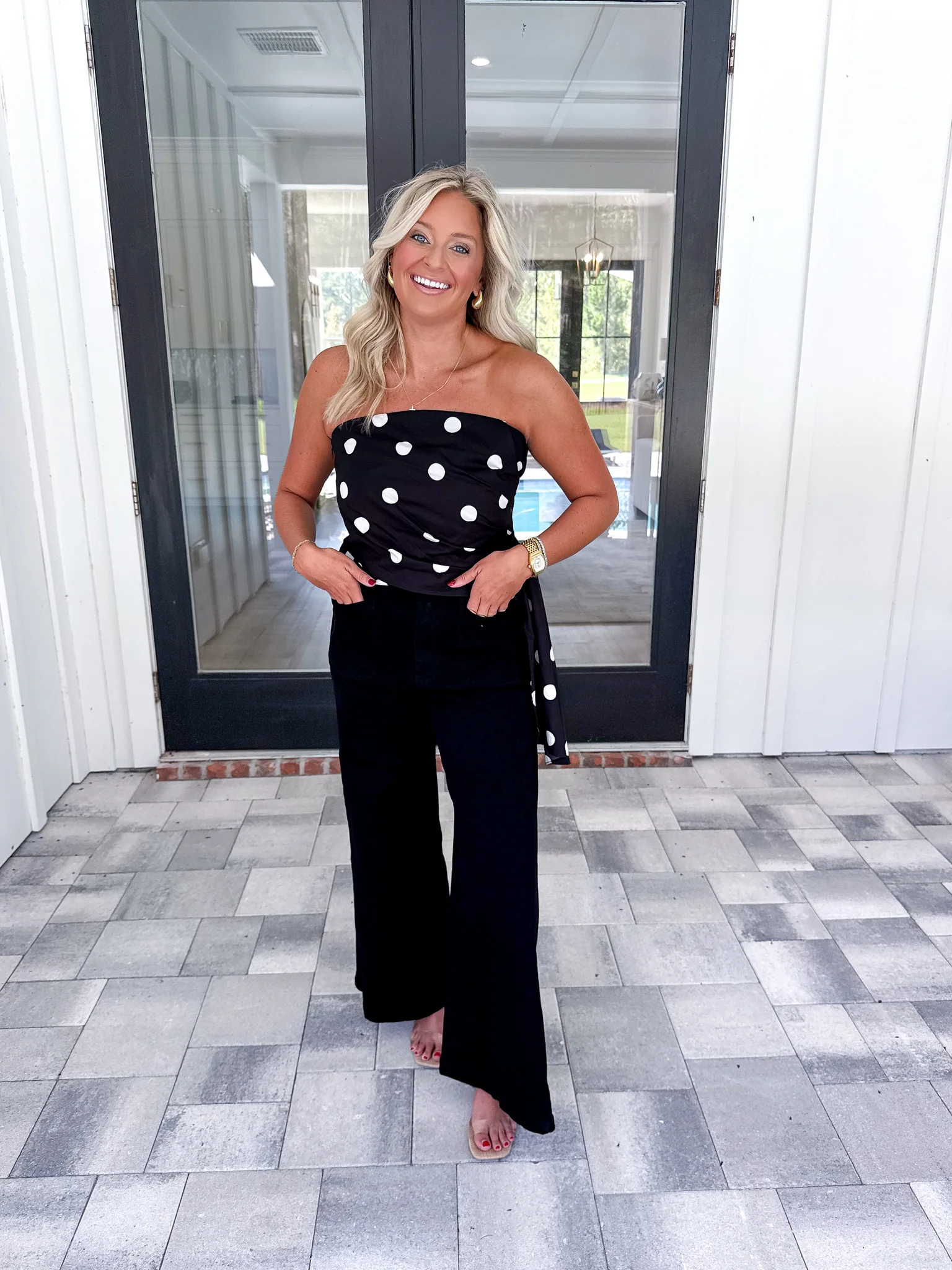 Black Denim Pants